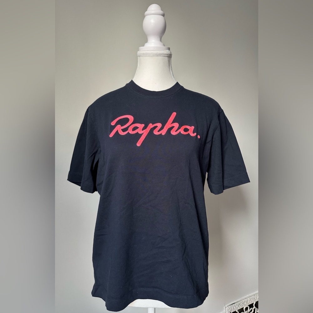 RAPHA‎ Large Logo II 100% Cotton Brand Embroidered Short Sleeve Size M
